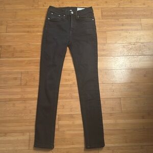 Rage & Bone Dark Blue Stretch Skinny Jeans Size 25 Color Niko